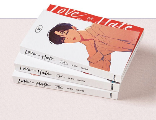 Love or Hate manhwa series by Youngha, Bakdam [vol.1-3]