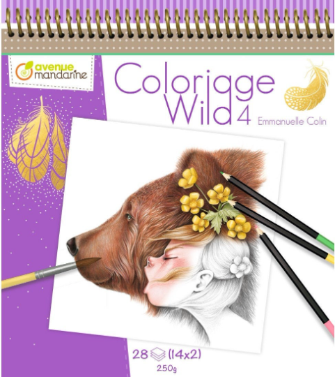 [COLORING] Coloriage Wild 4 Coloring book by Emmanuelle Colin
