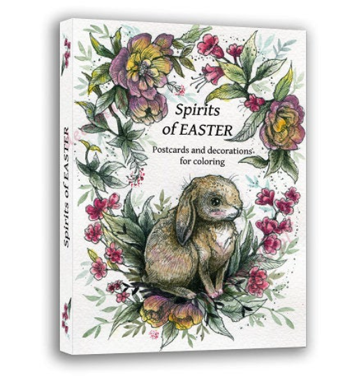 Spirits of EASTER Postcards and decorations for coloring by Karolina Kubikowska