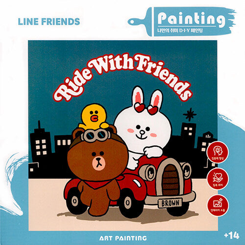 Line Friends Painting Set (2022), Rider Theme